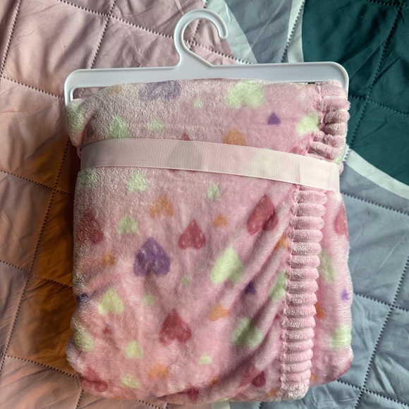 Duck Duck Goose Pink Baby Blanket - Picture 2 of 2